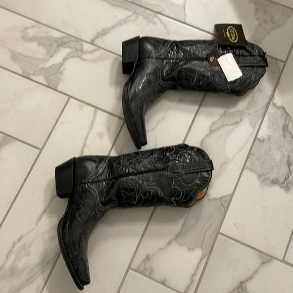 J.B. Dillon Shoes - J B Dillon Black Cowboy Boots